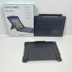 Logitech Slim Combo Case Bluetooth Backlit Keyboard for iPad Air & Pro 10.5 Inch
